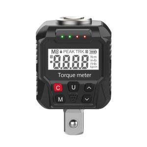 Aideepen | Digital Torque Wrench Adapter 17-340N.m With 1/4 3/8 Precision Electronic Torque Tool Converter and Meter With LCD Display
