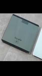 Supscale Digital Glass LCD Electronic Bathroom Weighing Scale Healthcare Pink with 4 Sensors 400lb Capacity Auto Calibration Easy-to-Read LED Display
