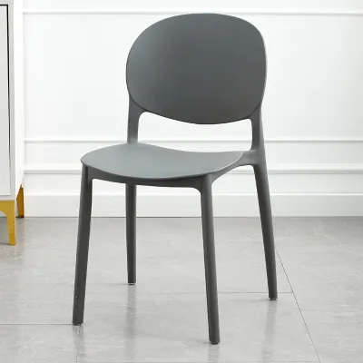 HUAYASEN | Stackable Plastic Dining Chair with Backrest