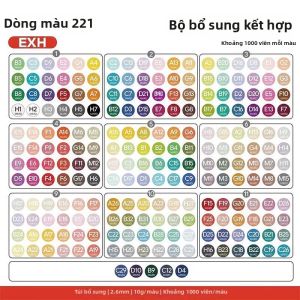 Bộ Hạt Đa Màu Hama Với Chai Lưu Trữ