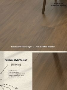 BEIQIVI | Waterproof Wear-Resistant Solid Composite Hardwood Floor 15mm