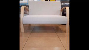 Johor Bentwood 2-Seater Sofa Chair (Beige)