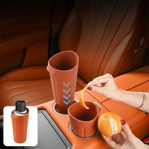 Seemetal cửa xe lưu trữ hộp Silicone Thùng đựng rác trên xe ngăn để cốc tổ chức