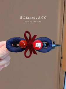 Cute Butterfly Knot Twist Clip Womens New 2025 High-End Feeling Back of Head One-Word Grab Clip Hair Quantity Multi