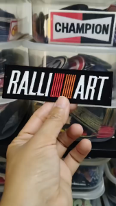 อาร์ม ตัวรีด อาร์มติดเสื้อ รถแข่ง ยี่ห้อรถ ยี่ห้อมอร์เตอร์ไซค์ ลาย Ralli Art Iron on Patch DIY Sticker ตีนตุ๊กแก สติ๊กเกอร์ แรลลี่อาร์ต ตกแต่งเสื้อผ้า Super Car
