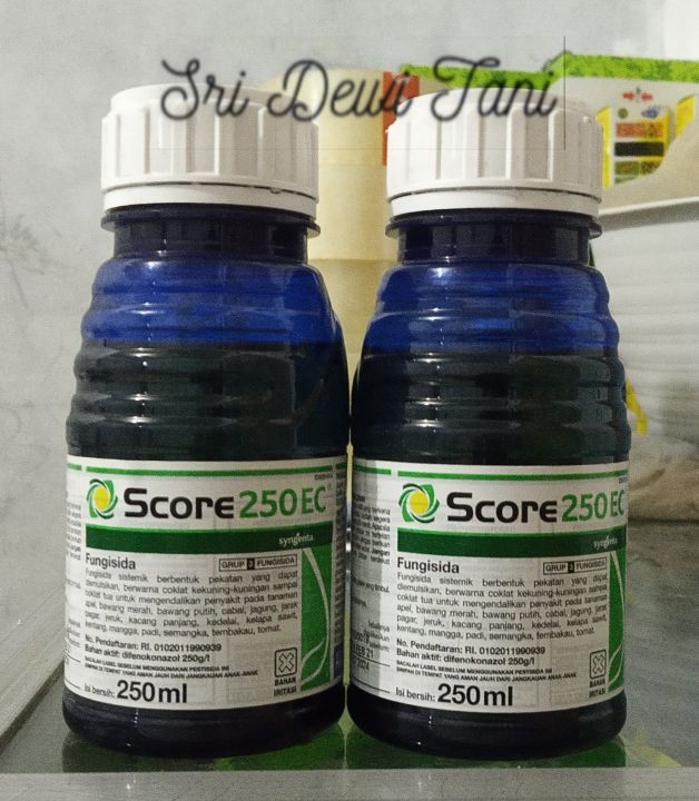 Score 250 SCORE 250 EC FUNGISIDA isi 250 ML Pencegah Hama Semua Tanaman | Lazada ...