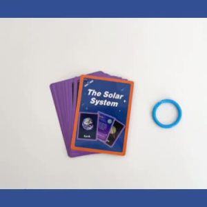 15pcs Solar System Flashcards for Kids Double-Sided Educational Space Learning Cards STEM Toy with Ring Realistic Planet Images Fun Facts & Quiz - Perfect STEM Gift for Toddlers