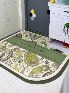 Keset Kamar Tidur Kulit Anti Slip & Karpet Lantai Kulit Aesthetic