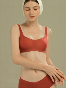 SUJILIANGPIN | Seamless Gathered Bra For Small Chests