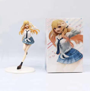 Bandai | My Dress-Up Darling Marin Figure Anime School Uniform Style Action Figure Collectible PVC Model Doll Desktop Ornament Gift