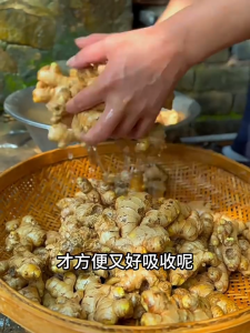 200g/can of pure aged ginger powder with no additives小黄姜粉200g/罐纯正老姜粉0添加剂 dried ginger powder for consumption. Ginger powder is used to expel dampness and cold