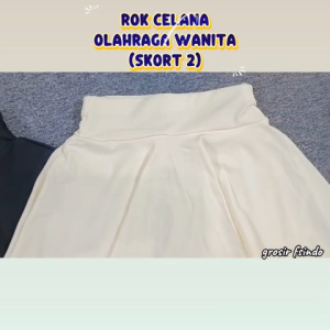 Skort Celana Rok Wanita Olahraga/Sport Skort Skirt Rok Wanita Olahraga Volley Tennis Padel Golf/Skort2