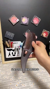 1pc Anti-Dandruff Massage Comb Gift Anti-Static Anti Tangling Hair Brush Hollow Parting Hair Comb