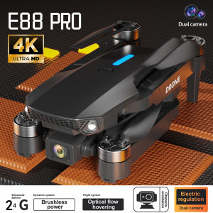 E88 Pro Brushless Drone with camera RC Drone 4K Professinal HD Camera Foldable Dron Helicopter WIFI Aerial Photography Boy Toys