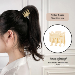 Anti-Trip High Ponytail Hair Grips Womens New 2023 Stylish Headwear Hair Clips Fixed Hair Accessories Korean Style Fresh out