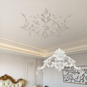 European Style Polyurethane Decorative Wall Cornices
