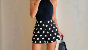 LAI Casual Plain Color OR Polka Dot OR Maong Denim Blue AVAILABLA Regular Size AND Plus  Big Size High Waist Short