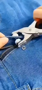 ชุดเครื่องมือคีมโลหะ สําหรับเย็บผ้า ชุดตอกพร้อมกระดุม ชุดคีมติดกระดุมแป๊ก ชุดกระดุมแป๊ก DIY พร้อมคีมตาไก่ ขนาด 9.5 มม