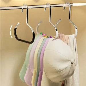 YESPERY Closet Hat Holder Can Hang 8 Hats Baseball Cap Organizer Hanger Hat Display Storage Rack for Closet Bedroom Saving Space