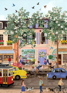 Jigsaw Puzzle for Adults 500/1000/1200/2000PCS Urban City Street Scenery DIY Craft Home Wall Decoration Gift Idea
