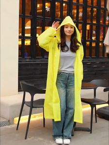 Baju Hujan Waterproof Foldable Rainwear Poncho Hoodie Thick Reusable Rain Suit Adults Kids Outdoor Raincoat 雨衣