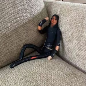 Bandai | 2026 New Cute Anime Michael Jackson Cosplay Prop Doll Plush Stuffed Figure Joint Mobility Room Decoration Gift for Fans