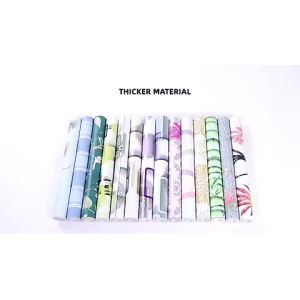 PROMO!! Wallpaper Stiker Dinding Motif Dan Karakter Premium Quality Size 45CM X 8 Meter - Serat Polos GH214/GH215