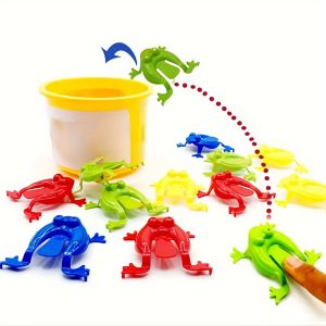 30/50/100Pcs Jumping Frog Bounce Fidget Toys For Kids Novelty Assorted Stress Reliever Toys For Children Birthday Gift Party