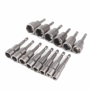 2Pcs 6-19mm Magnetic Nut Driver Socket Set & 6.35mm Hex Shank Drill Bit: A Comprehensive Guide