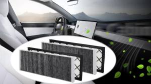 Bộ Lọc Cabin Điều Hòa Không Khí Ô Tô Bằng Than Hoạt Tính PINMOAP Dành Cho Tesla Model Y 2020-2024 Làm Sạch Bụi Cải Thiện Chất Lượng Không Khí Trong Xe.