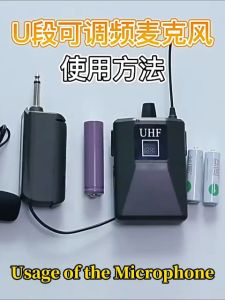 Wireless Microphone Professional UHF Headset Mic Portable amplifier speaker Rechargeable Receiver Headclip mic for Teaching Tour Guide Presentation