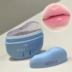 Lip & Cheek Temperature Changing Blush Stick Hydrating Gel Texture Long Lasting Natural Pink Moisturizing Cheek Gloss Makeup