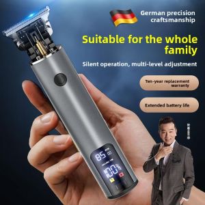 MONLEYTA | German Electric Hair Clipper Beard Trimmer Mens Self-Service Bald Head Shaving Machine Professional Barber Scissors