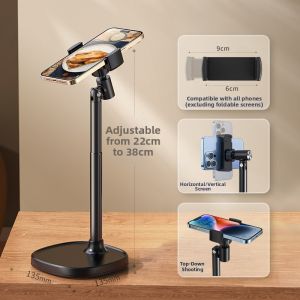 xiaotian | Video Shooting Lazy Selfie Mobile Phone Stand Adjustable Rotating Foldable