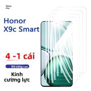 1-4 Miếng Dán Bảo Vệ Màn Hình Kính Cường Lực 6.8 Inch Cho Honor X9c Độ Cứng 9H Chống Trầy Xước Chống Vân Tay Tương Thích Với Ốp Lưng
