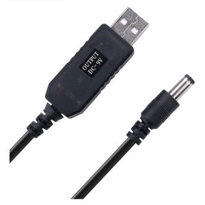 USB DC 5V Đến 12V 9V Cáp Nguồn 5.5*2.1mm Cho Router WIFI Modem Quạt Adapter Dây Tăng Cường Mô-đun Chuyển Đổi Cho Powerbank
