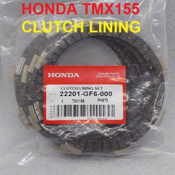 Genuine Honda TMX155 CLUTCH LINING SET Code (22201-GF6-000). | Lazada PH