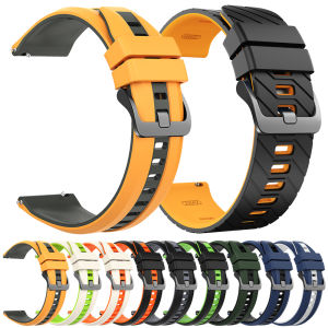 22mm Smart Watch Band for TicWatch Pro 3 Ultra GPS/LTE E2 S2 Silicone Sport Strap For Huawei Watch GT6/5Pro 46mm Ultimate Correa
