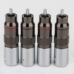 Preffair R1753 Diy Cáp Tín Hiệu Âm Thanh Sen Cắm Rca Jack Độ Trung Thực Cao Hệ Thống Âm Thanh Hifi Phụ Kiện Nhà Ga Cổng Kết Nối