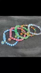 vòng tay đá ưu linh tự nhiên mix đồng điếu và charm túi tiền ưu linh bọc vàng tây vòng tay đá phong thủy trang sức thiết kế đủ hóa đơn thẻ bảo hành