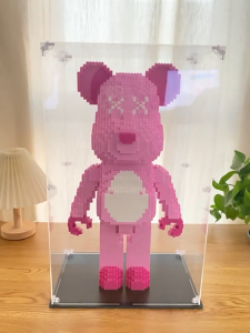 Zimomo Display Box Labubu Display Case Popmart Acrylix Storage Box Blind Box Display