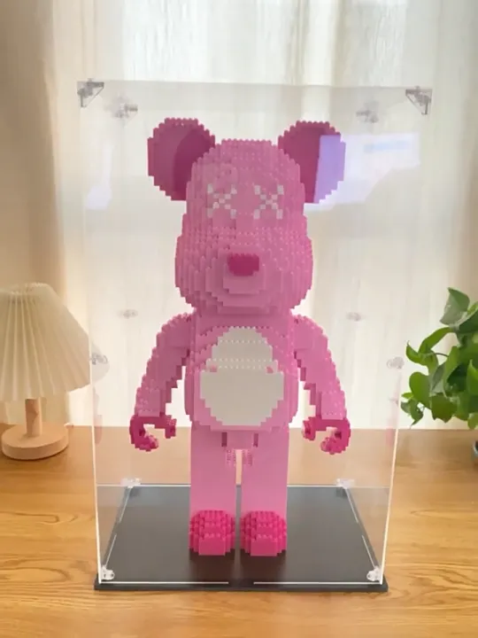 Zimomo Display Box Labubu Display Case Popmart Acrylix Storage Box