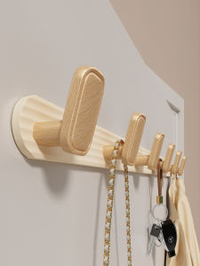 Punch-Free Clothes Hanger Entry Door Rear Hat-and-Coat Hook Entrance Entrance Entrance Clothes Hanger Storage Wall-Mounted Wall-Mounted