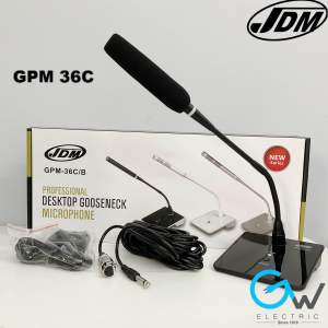 JDM GPM-36C (CHIME) Desktop Microphone Powered By Battery / Phantom Power With 8m Cable For Surau Masjid