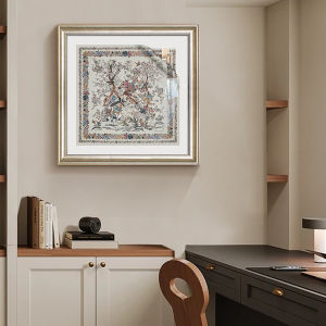 YASISHA | Luxury Silk Scarf Wall Art Abstract Art