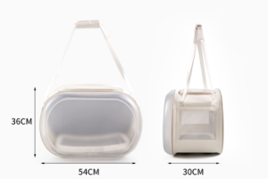 PETSEEK | Travel And Airline Compatible Pet Carrier With Wheel