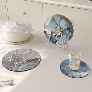 Thảm Tách Bằng Đất Phùosit Thấm Hút Nước Chống Trượt Dùng Trong Gia Đình Thảm Rửa Tay Thảm Đựng Tách Trà Nhanh Khô Cách Nhiệt