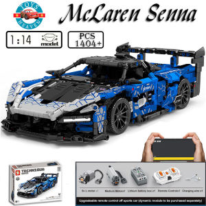 Đồ Chơi Lắp Ráp Mô Hình Siêu Xe Thể Thao Điều Khiển Từ Xa Rc McLaren Model SY8614 Với 1404+ Mảnh Ghép