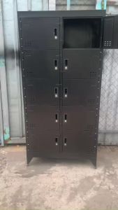 Tủ sắt hồ sơ locker 10 ngăn tĩnh điện giá rẻ đựng đồ văn phòng -Tủ locker tủ hồ sơ đựng tài liệu có khóa an toàn HCM