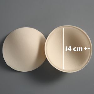 🇲🇾(Ready Stock Malaysia) (3Pairs=6PCS) Womens Girl Multiple Use Removable Span Pad Cotton Smart Cups Bra Inserts Pads (Skin-Color)